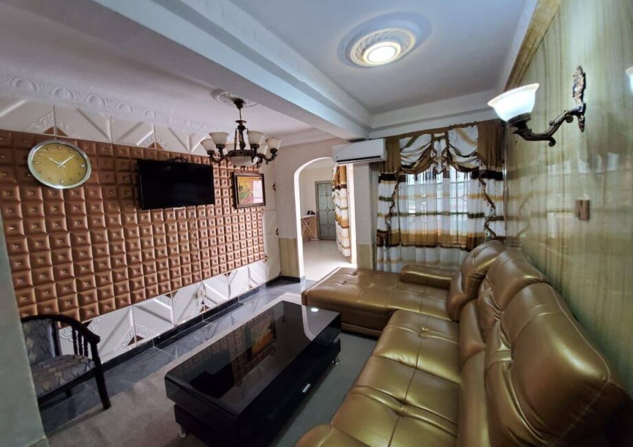 Tranquil Luxury: Executive Suite Lounge at Alvino Hotel, Ganta City