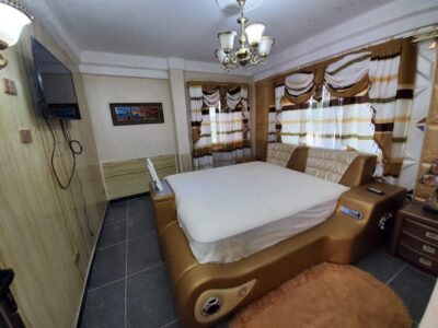 Luxury Haven: Executive Suite Lounge at Alvino Hotel, Ganta City